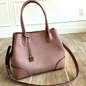 Michael Kors Pebble Leather Mauve Bag